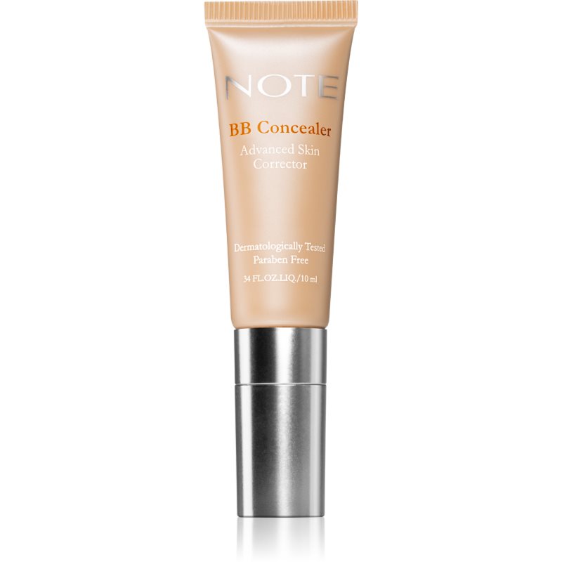 Note Cosmetique BB Advanced Skin Corrector anticearcan cu efect de lunga durata SPF 15 culoare 02 10 ml-ro