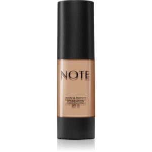 Note Cosmetique Detox & Protect machiaj lichid cu un finisaj mat SPF 15 culoare 120 Soft Sand 30 ml-Țena