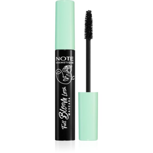 Note Cosmetique Full Bloom Lash mascara cu rotatie pentru o buna definire a genelor 9 ml-ro