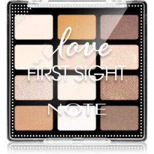 Note Cosmetique Love At First Sight paletă cu farduri de ochi 201 Daily Routine 12x1.3 g-Țena