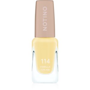 Notino Gel Effect Nail Polish lac de unghii cu efect de gel 114 Vanilla Cream 10 ml-Țena