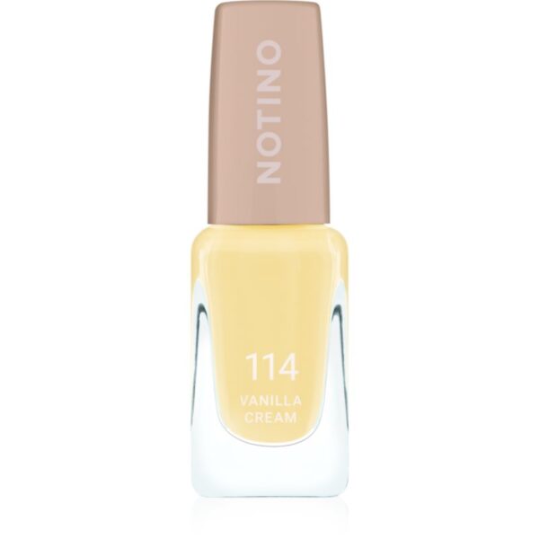 Notino Gel Effect Nail Polish lac de unghii cu efect de gel 114 Vanilla Cream 10 ml-Țena