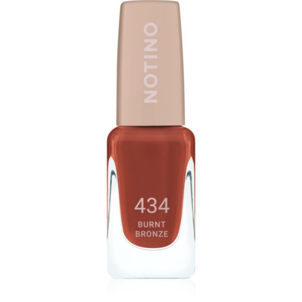 Notino Gel Effect Nail Polish lac de unghii cu efect de gel 434 Burnt Bronze 10 ml-Țena
