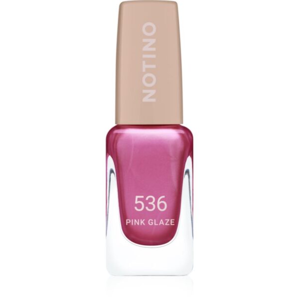 Notino Gel Effect Nail Polish lac de unghii cu efect de gel 536 Pink Glaze 10 ml-Țena
