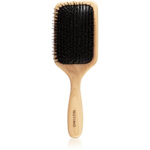 Notino Hair Collection Flat brush with boar bristles perie de tip paletă cu peri de mistret 1 buc-ro