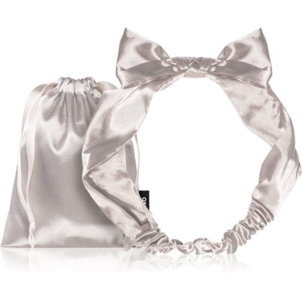 Notino Hair Collection Satin headband bentiță pentru păr Beige 1 buc-ro