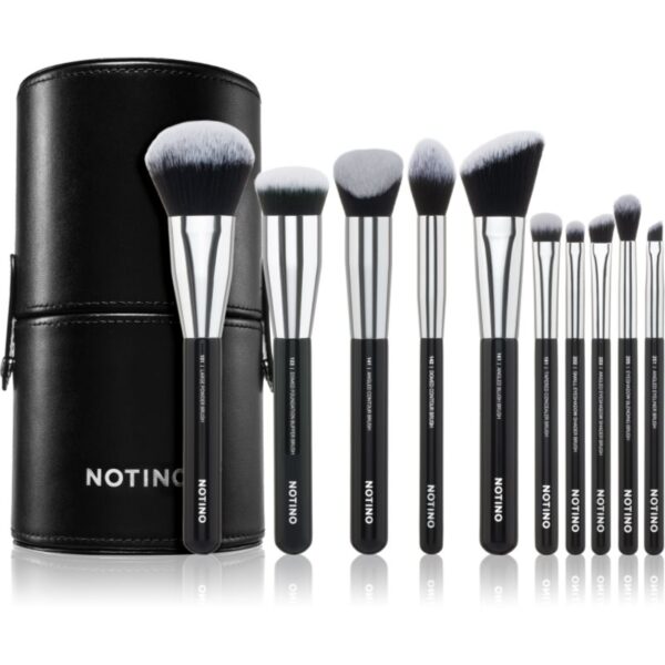 Notino Makeup Brushes Advanced Professional Make-Up Brush Set set de pensule cu husă-ro