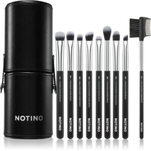 Notino Makeup Brushes Eye Area Professional Make-Up Brush Set set de pensule cu husă-Țena