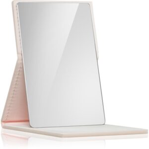 Notino Mirrors Compact Mirror oglinda cosmetica Leatherette Beige 1 buc-ro