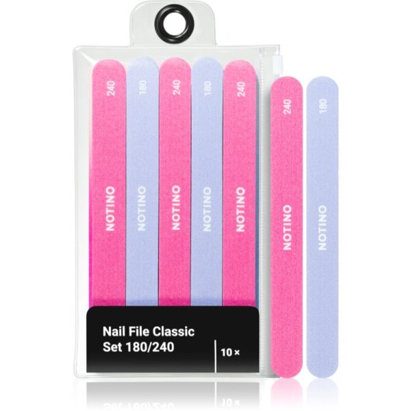 Notino Nail File Classic Set 180/240 set de pile-ro