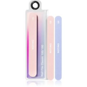Notino Nail Tools Nail File Classic pilă de unghii clasică cu două straturi aspre Classic 100/180 1 buc-ro