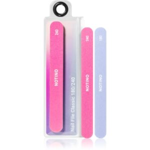 Notino Nail Tools Nail File Classic pilă de unghii clasică cu două straturi aspre Classic180/240 1 buc-ro