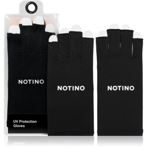 Notino Nail Tools UV Protection Gloves mănuși de protecție UV Black 1 buc-Țena
