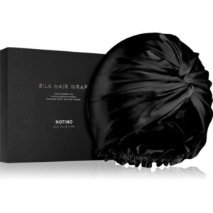 Notino Silk Collection Hair wrap turban din mătase pentru păr Black 1 buc-Țena