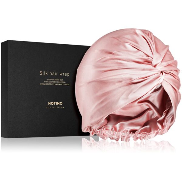 Notino Silk Collection Hair wrap turban din mătase pentru păr Pink 1 buc-Țena
