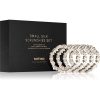 Notino Silk Collection Small Scrunchie Set set de elastice pentru păr din mătase culoare Cream-Țena