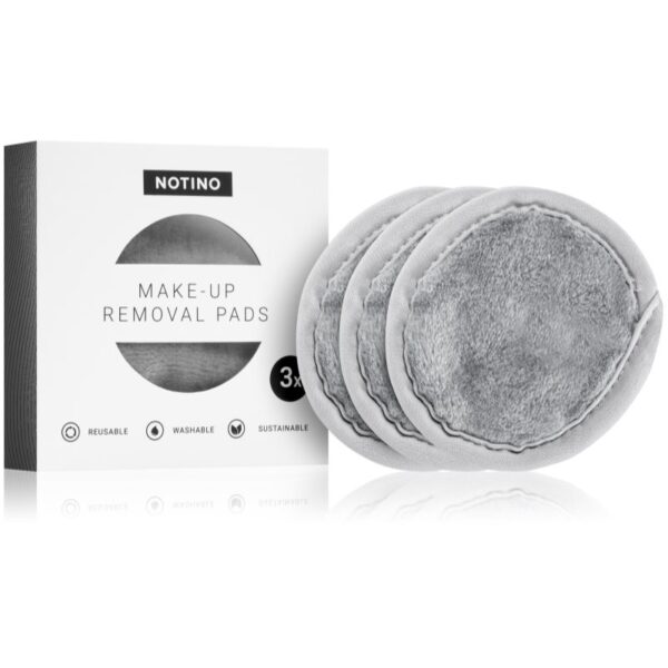 Notino Spa Collection Make-up removal pads dischete demachiante pentru make-up culoare Grey 3 buc-ro