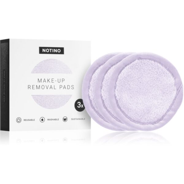 Notino Spa Collection Make-up removal pads dischete demachiante pentru make-up culoare Lilac 3 buc-ro