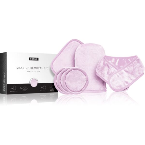 Notino Spa Collection Make-up removal set set demachiant pentru make-up din microfibră Lilac-Țena