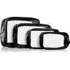 Notino Travel Collection Clear Organizer Set Set de călătorii Black-ro