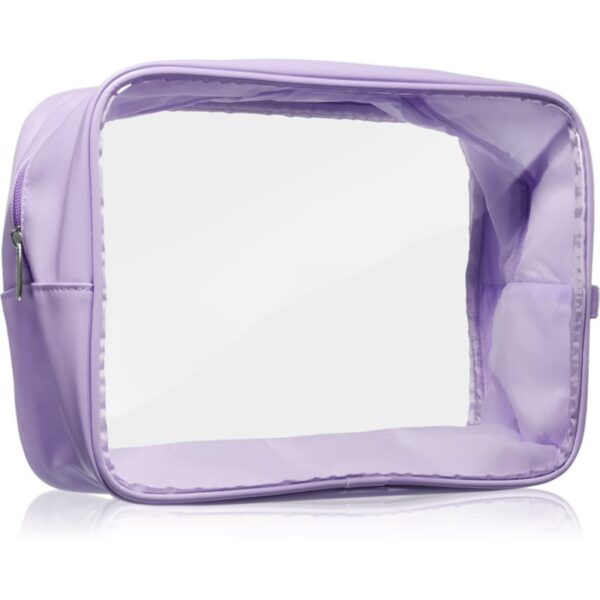 Notino Travel Collection Extra Large Clear Organizer geantă de cosmetice transparentă XL Purple 27