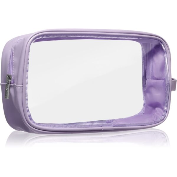 Notino Travel Collection Large Clear Organizer geantă de cosmetice transparentă L Purple 1 buc-Țena