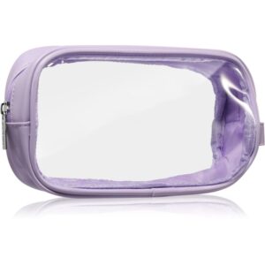 Notino Travel Collection Small Clear Organizer geantă de cosmetice transparentă transparent S Purple 20x10x5 cm 1 buc-ro