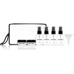 Notino Travel Collection Travel Bottle Set sticluțe pentru călătorie reutilizabile Black-Țena