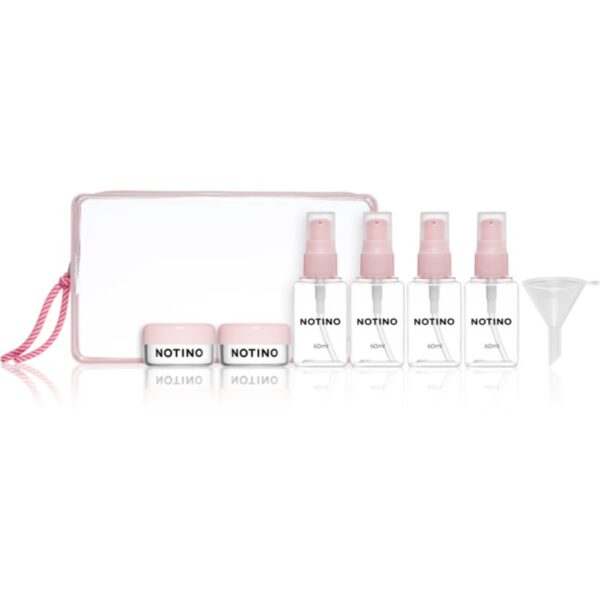 Notino Travel Collection Travel Bottle Set sticluțe pentru călătorie reutilizabile Pink-ro