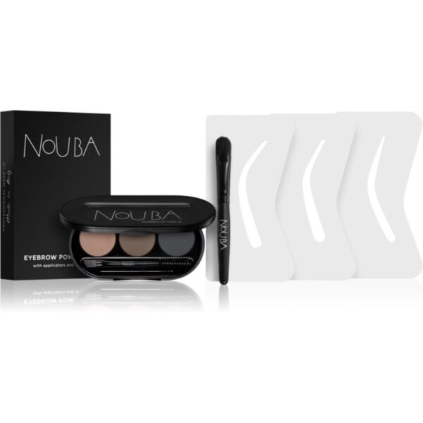 Nouba Eyebrow Powder Kit set cadou pentru sprâncene-Țena