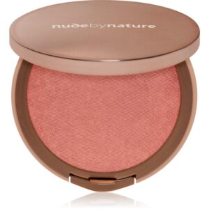 Nude by Nature Cashmere Pressed Blush fard de obraz sub forma de pudra cu efect de nutritiv culoare Pink Lilly 6 g-ro
