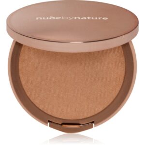 Nude by Nature Flawless Pressed Powder Foundation pudra compacta culoare N5 Sparkling Wine 10 g-Țena