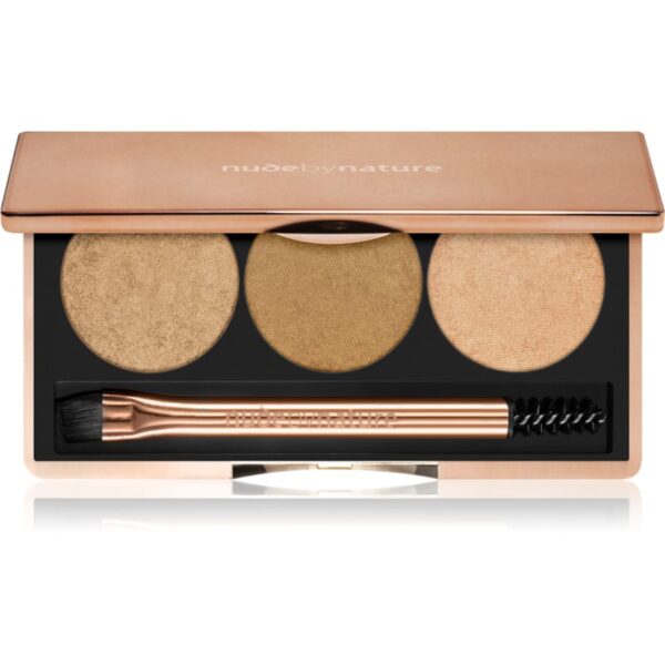 Nude by Nature Natural Definition set pentru sprancene perfecte culoare 01 Blonde 3x2 g-Țena