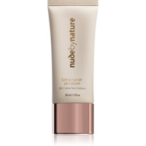 Nude by Nature Sheer Glow BB Cream crema BB cu efect de iluminare culoare 01 Porcelain 30 ml-Țena