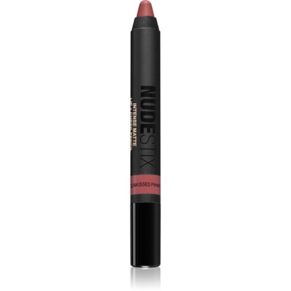 Nudestix Intense Matte creion universal buze si obraz culoare Sunkissed Pink 2