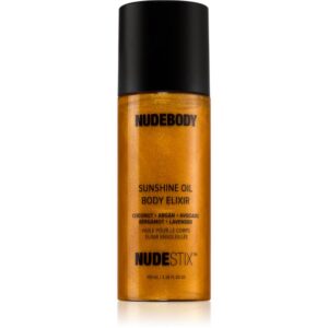 Nudestix Nudebody Sunshine Oil Body Elixir ulei de corp hidratant cu efect delicat de bronz 100 ml-ro