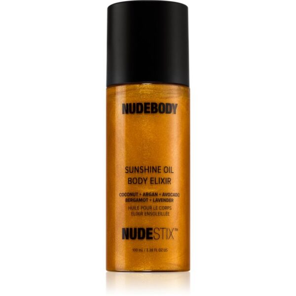 Nudestix Nudebody Sunshine Oil Body Elixir ulei de corp hidratant cu efect delicat de bronz 100 ml-ro