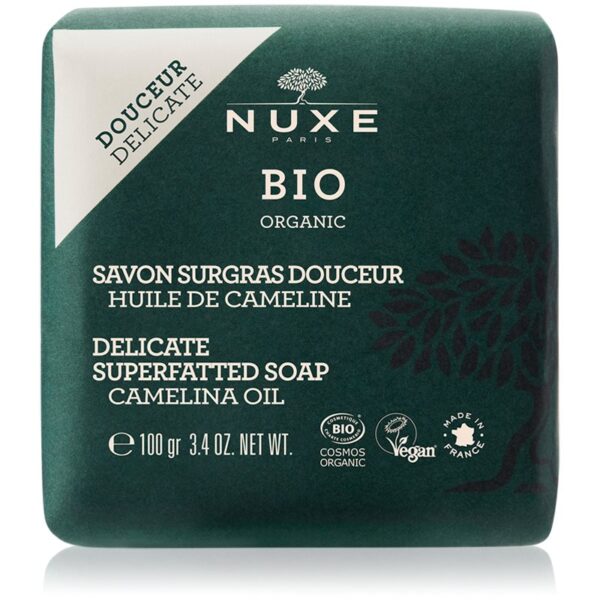 Nuxe Bio Organic Delicate Superfatted Soap Camelina Oil Săpun nutritiv delicat suplimentar corp si fata 100 g-ro