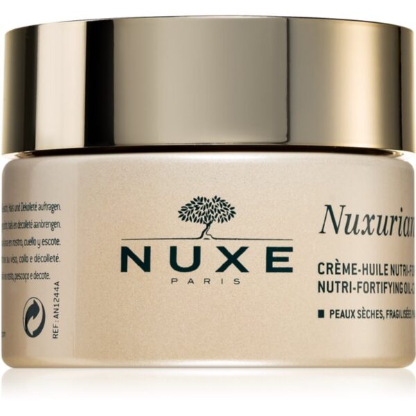 Nuxe Nuxuriance Gold cremă uleioasă nutritivă cu efect fortifiant pentru tenul uscat 50 ml-ro