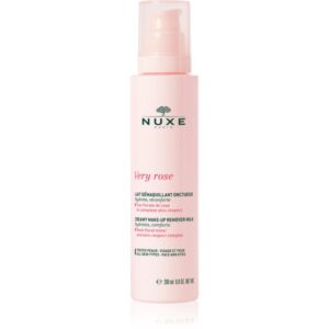 Nuxe Very Rose Creamy Make-up Remover Milk lotiune faciala fina pentru toate tipurile de ten 200 ml-Țena