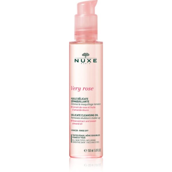 Nuxe Very Rose Delicate Cleansing Oil ulei de curățare blând pentru față și ochi 150 ml-Țena