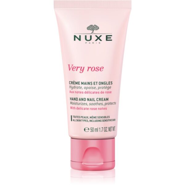 Nuxe Very Rose Hand And Nail Cream maini si unghii cu apă de trandafiri 50 ml-Țena