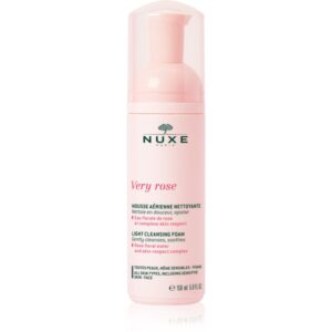 Nuxe Very Rose Light Cleansing Foam demachiant spumant delicat pentru toate tipurile de ten 150 ml-Țena