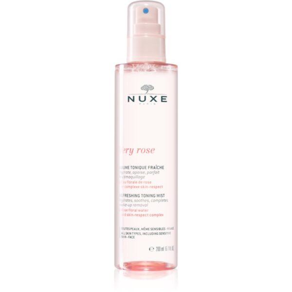 Nuxe Very Rose Refreshing Toning Mist ceață înviorătoare pentru toate tipurile de ten 200 ml-ro