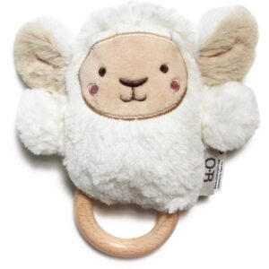O.B Designs Bunny Soft Rattle Toy jucărie de pluș cu zornăitoare White 3m+ 1 buc-Țena