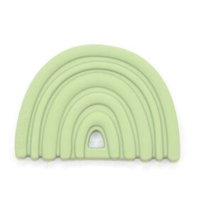 O.B Designs Rainbow Teether jucărie pentru dentiție Green 3m+ 1 buc-Țena