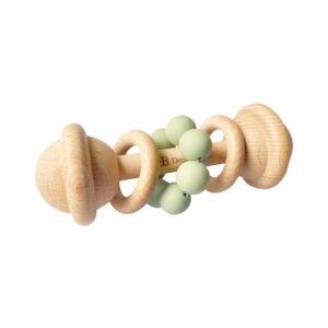 O.B Designs Rattle Toy jucărie zornăitoare Sage 3m+ 1 buc-ro