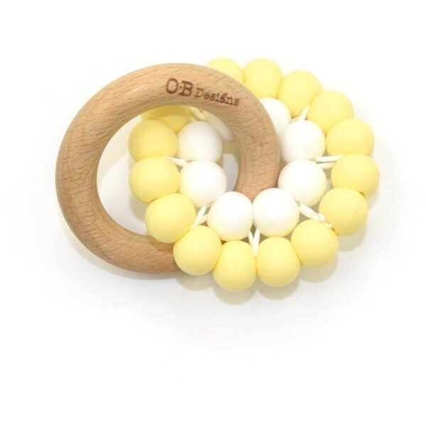 O.B Designs Teether Toy jucărie pentru dentiție Lemon 3m+ 1 buc-Țena