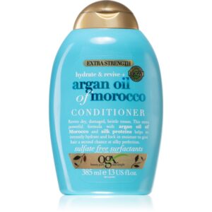 OGX Argan Oil Of Morocco Extra Strenght balsam pentru regenerare pentru par deteriorat 385 ml-Țena