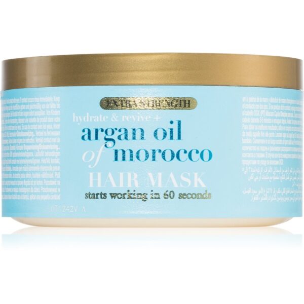 OGX Argan Oil Of Morocco Extra Strenght masca intensă de întinerire pentru par deteriorat 300 ml-ro